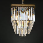 40 Inch Crystal Prism Rectangular Chandelier - Odeon