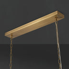 40 Inch Crystal Prism Rectangular Chandelier - Odeon