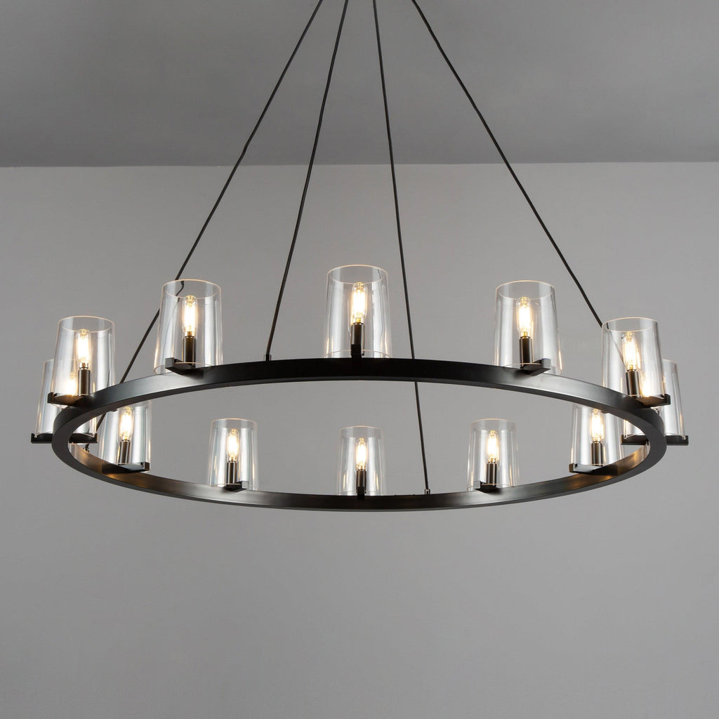 48 Inch Hurricane Candle Ring Chandelier - Pauillac
