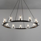48 Inch Hurricane Candle Ring Chandelier - Pauillac