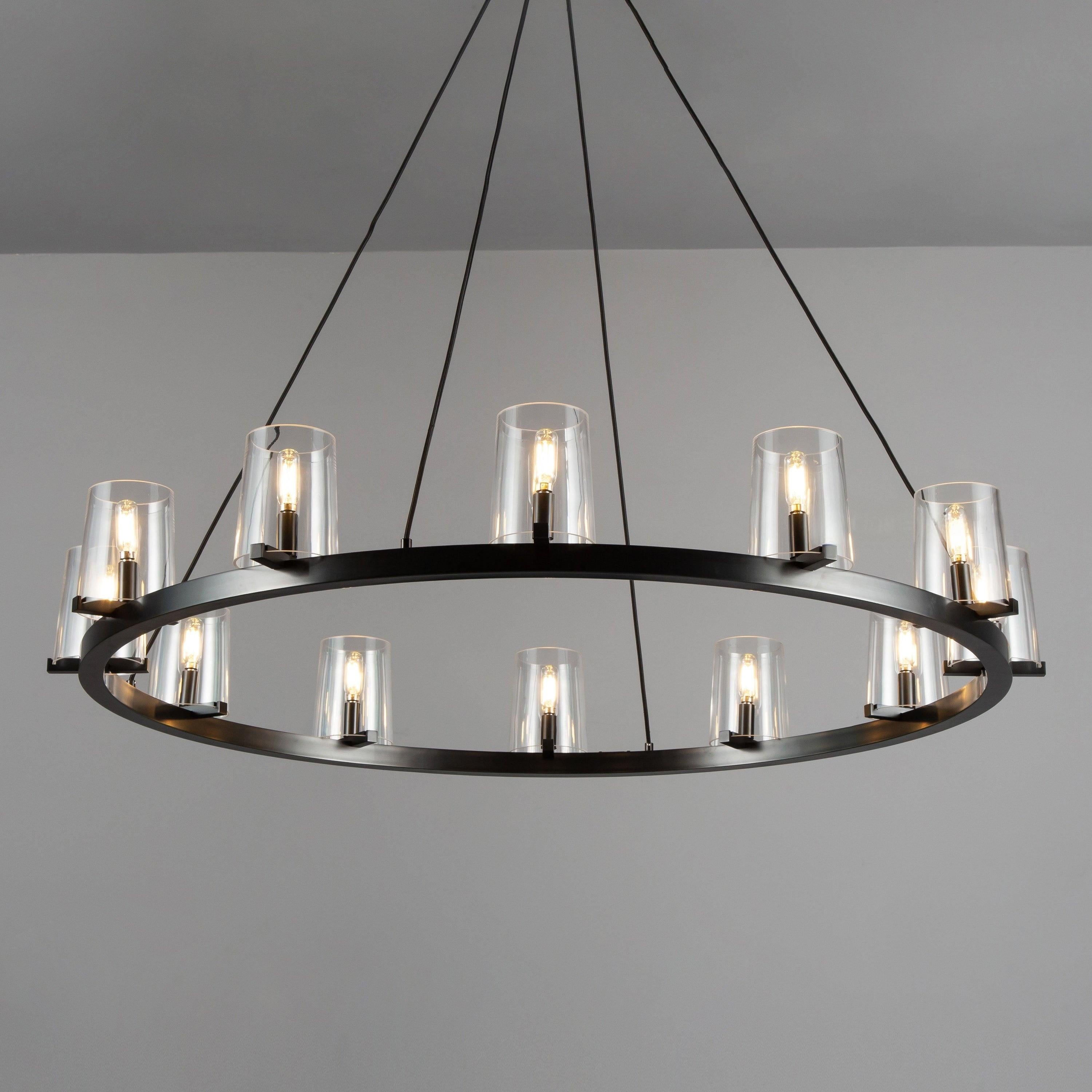 48 Inch Hurricane Candle Ring Chandelier - Pauillac