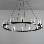 48 Inch Hurricane Candle Ring Chandelier - Pauillac
