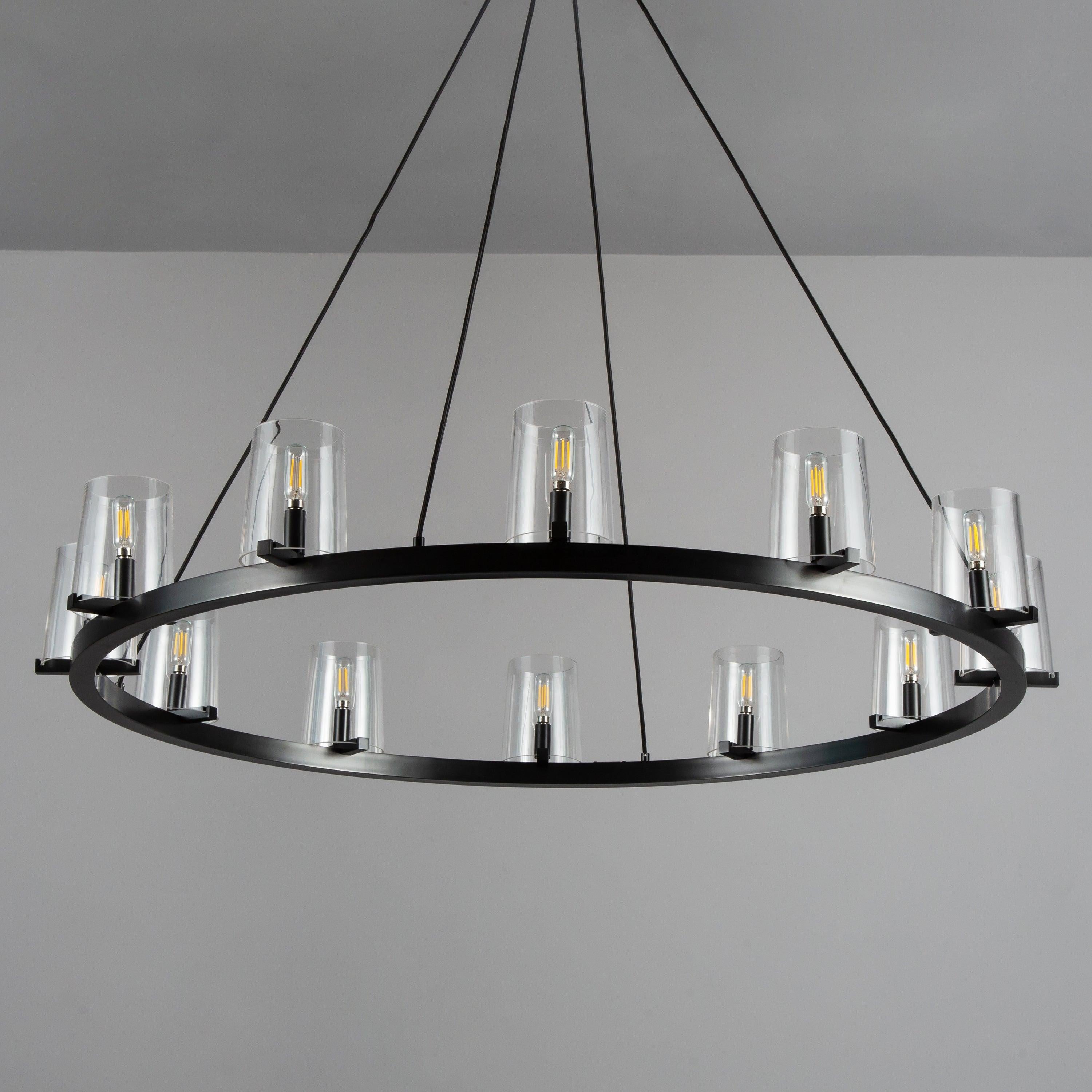48 Inch Hurricane Candle Ring Chandelier - Pauillac