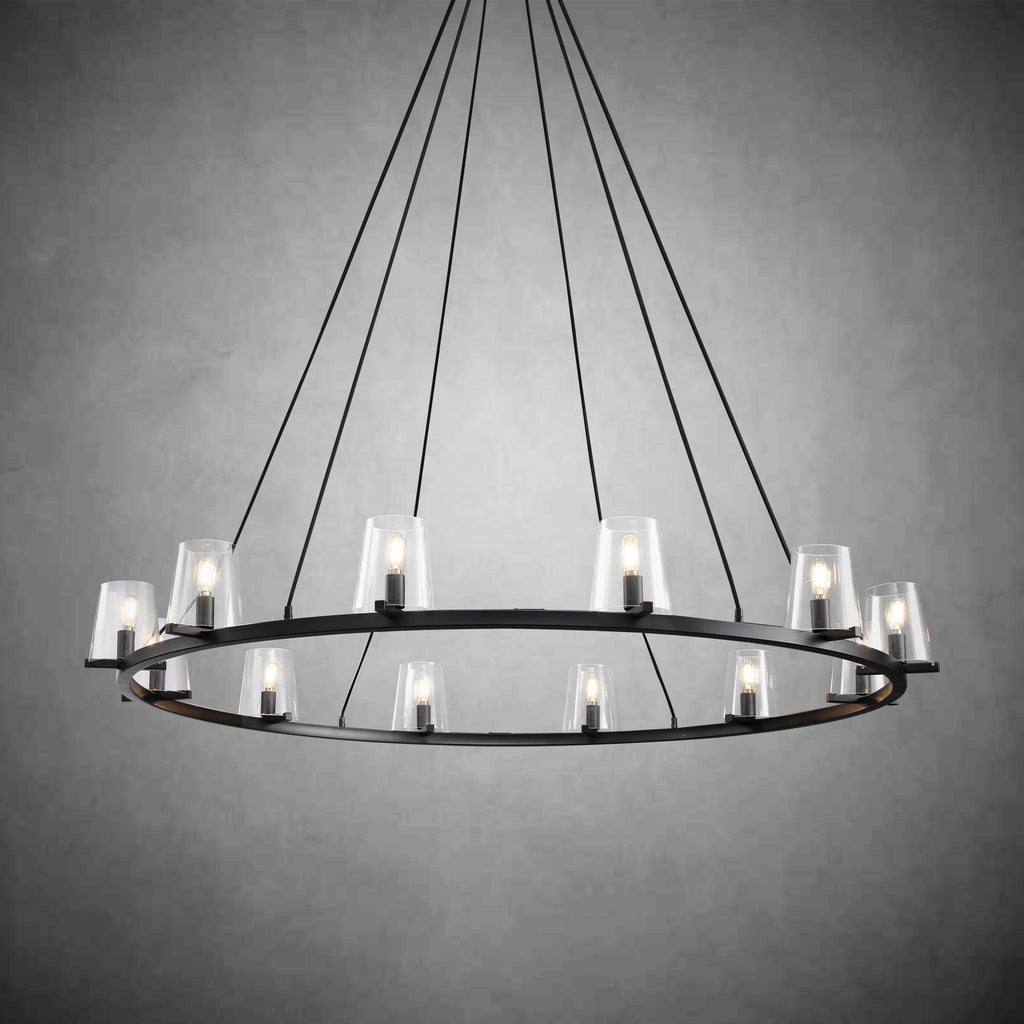 60 Inch Hurricane Candle Ring Chandelier - Pauillac