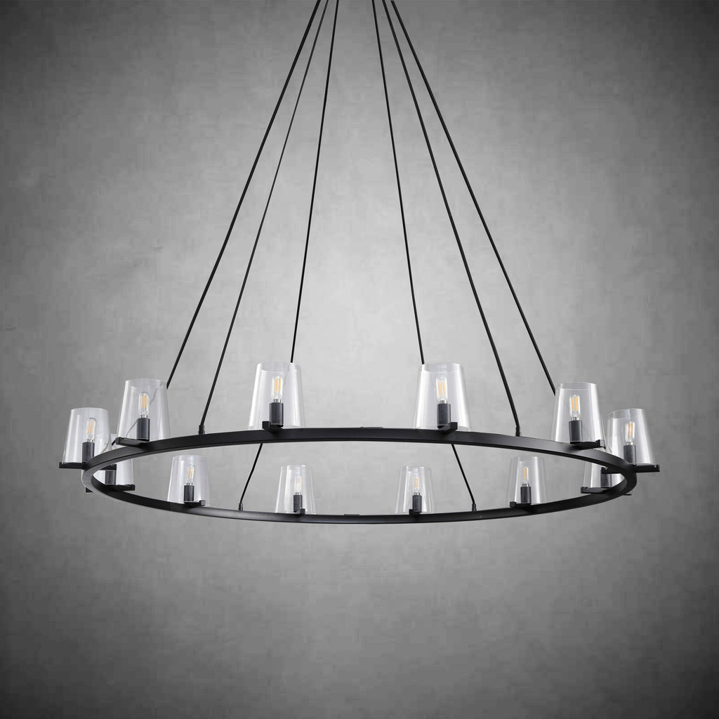60 Inch Hurricane Candle Ring Chandelier - Pauillac