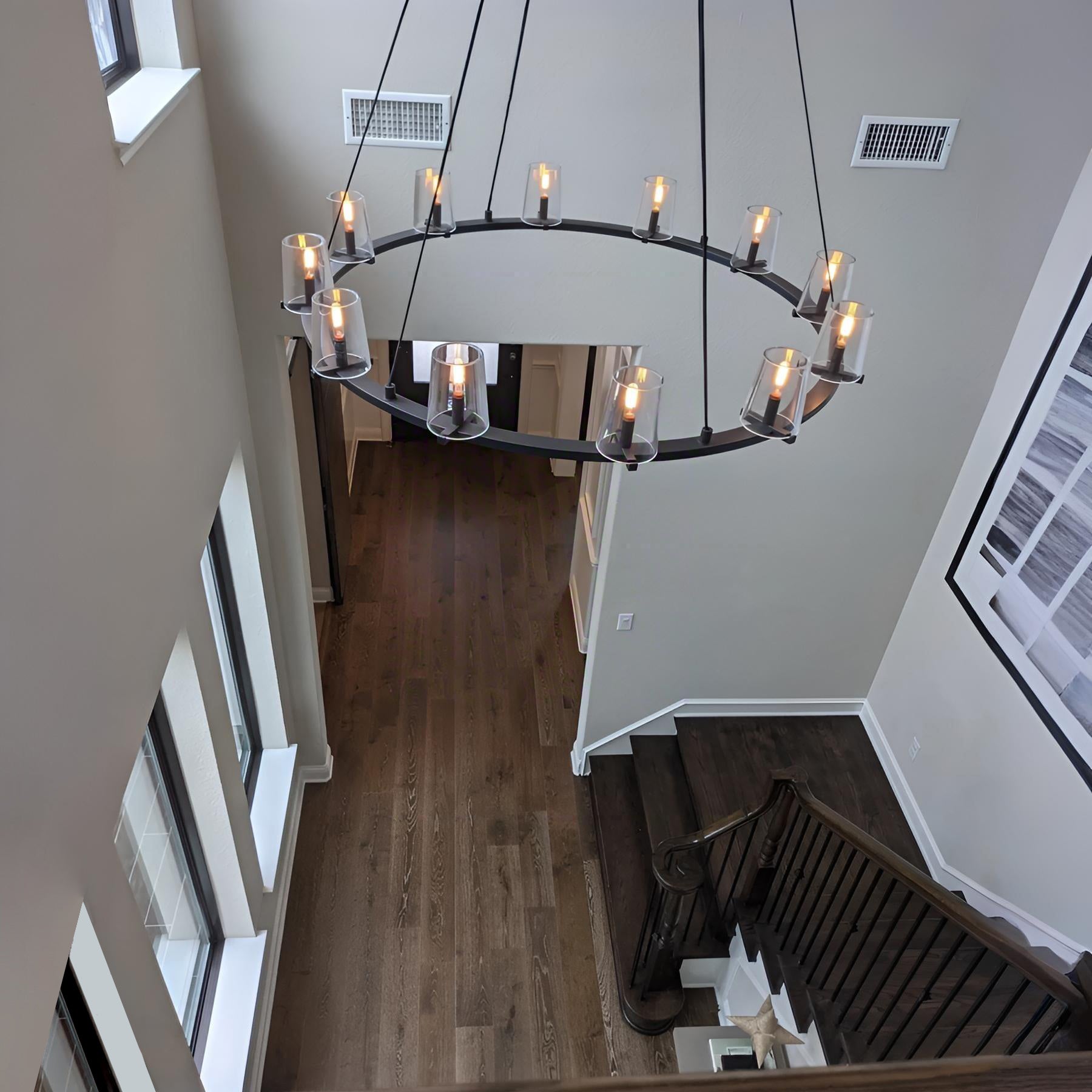 60 Inch Hurricane Candle Ring Chandelier - Pauillac