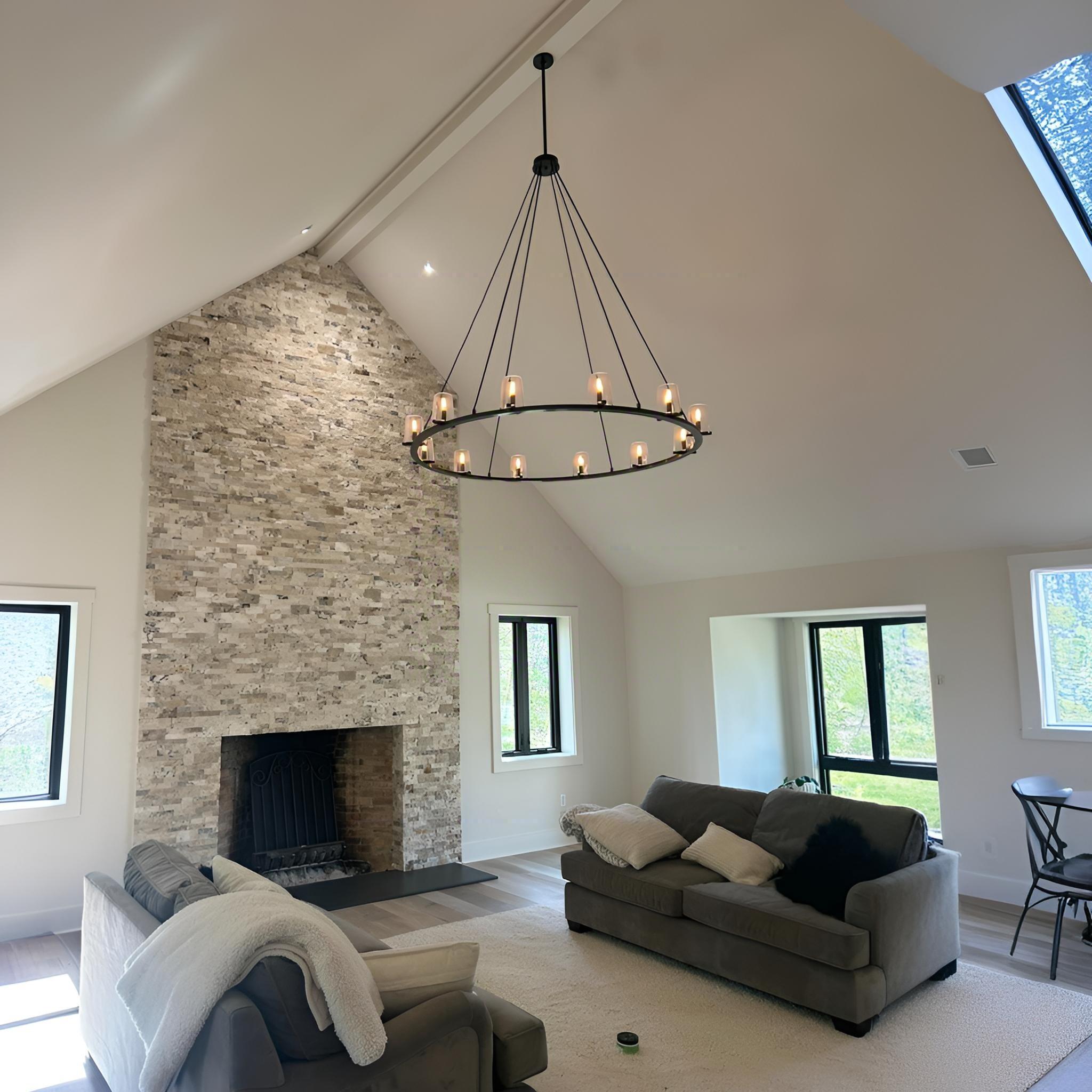 60 Inch Hurricane Candle Ring Chandelier - Pauillac