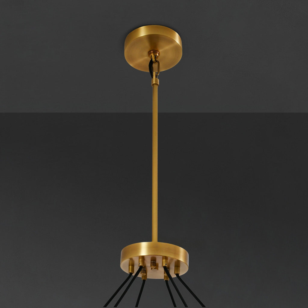 36 Inch Hurricane Candle Ring Chandelier - Pauillac