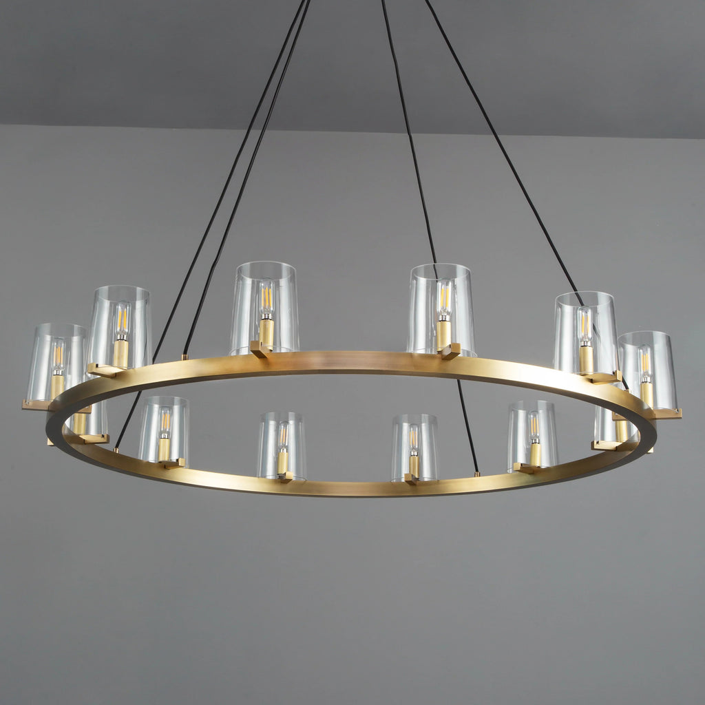 48 Inch Hurricane Candle Ring Chandelier - Pauillac