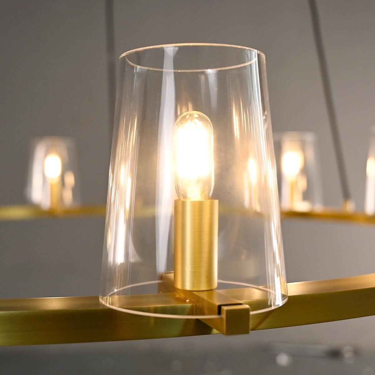 48 Inch Hurricane Candle Ring Chandelier - Pauillac