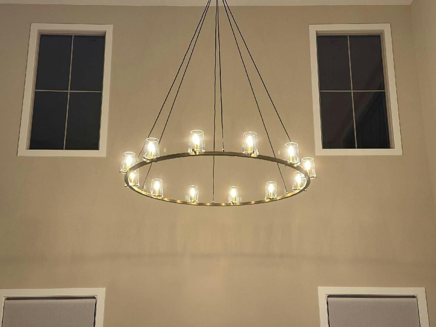 60 Inch Hurricane Candle Ring Chandelier - Pauillac