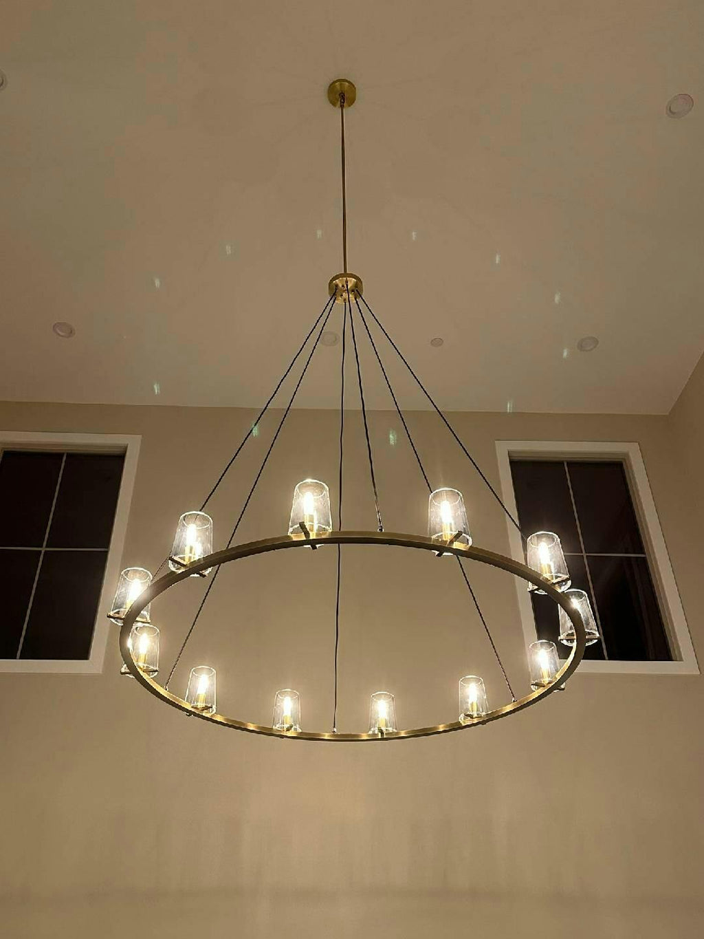 60 Inch Hurricane Candle Ring Chandelier - Pauillac