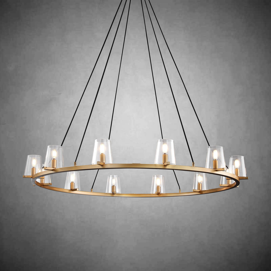 60 Inch Hurricane Candle Ring Chandelier - Pauillac