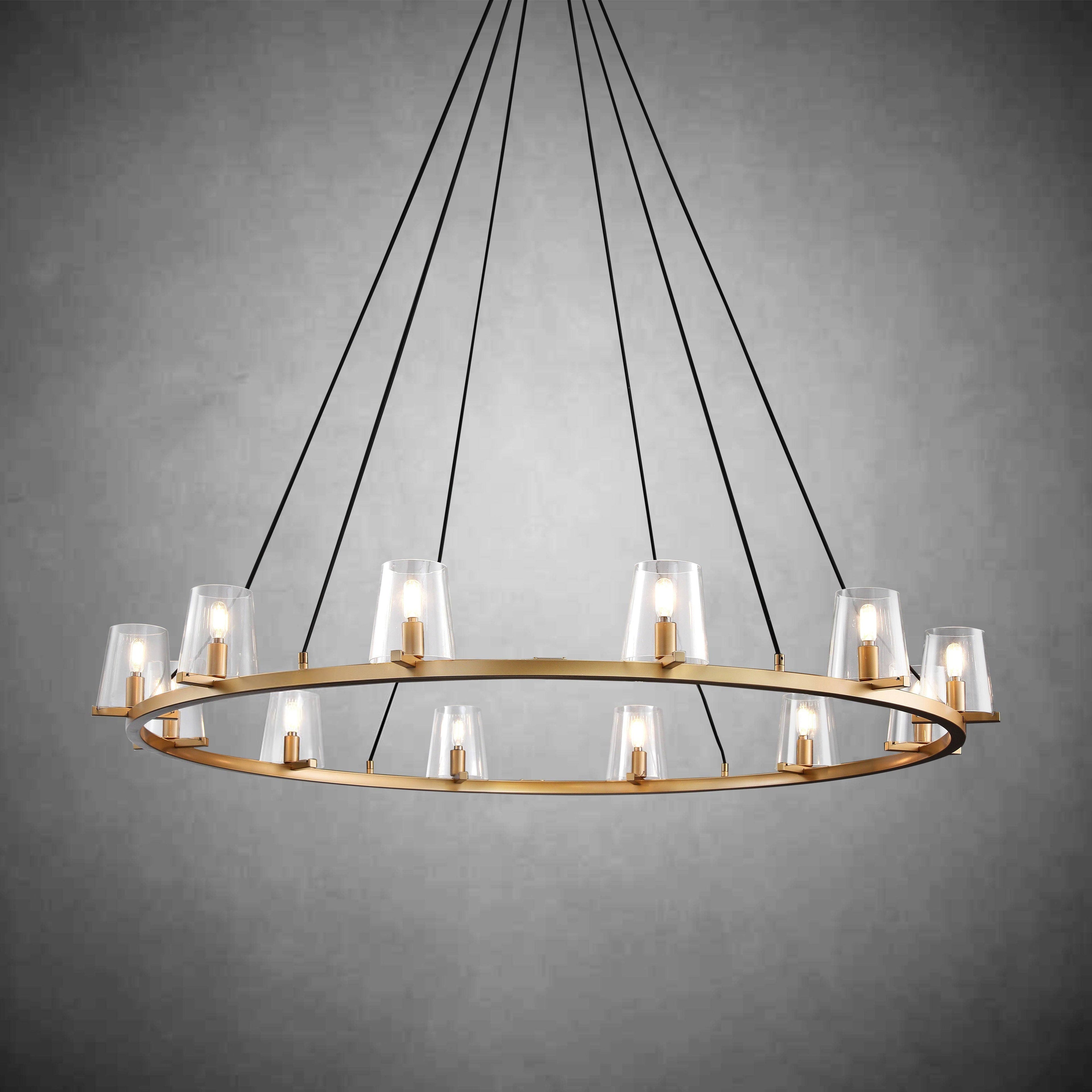 60 Inch Hurricane Candle Ring Chandelier - Pauillac