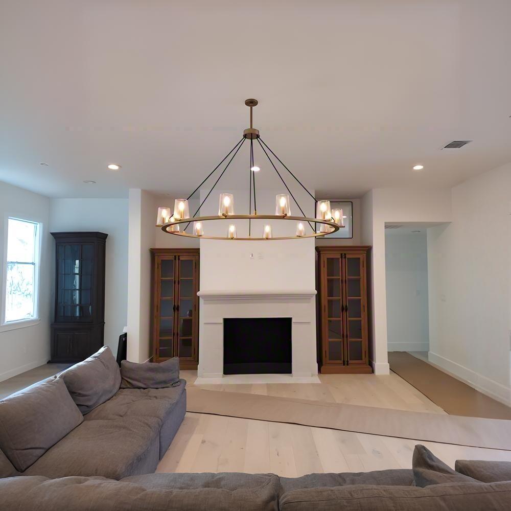 60 Inch Hurricane Candle Ring Chandelier - Pauillac