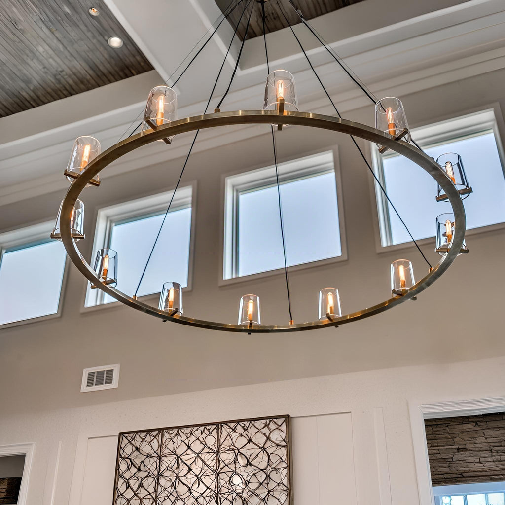 60 Inch Hurricane Candle Ring Chandelier - Pauillac