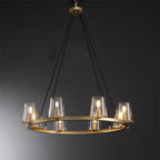 36 Inch Hurricane Candle Ring Chandelier - Pauillac