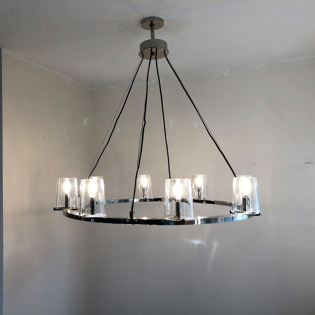 36 Inch Hurricane Candle Ring Chandelier - Pauillac