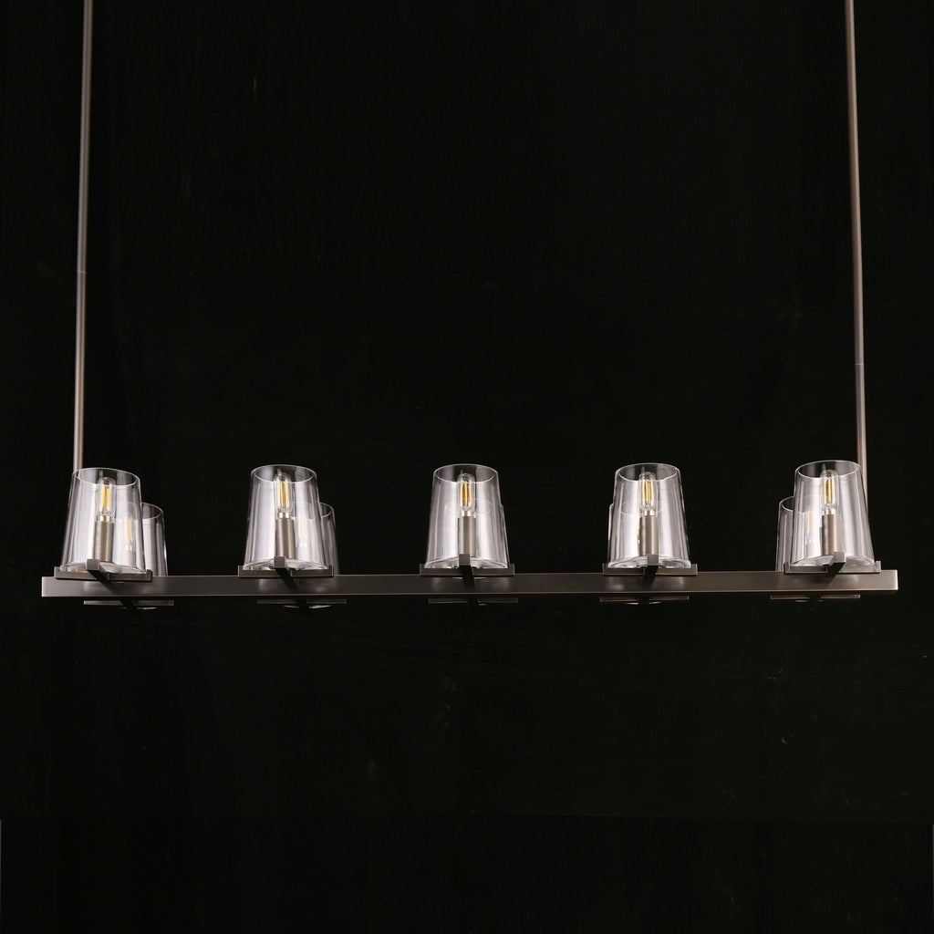 49 Inch Hurricane Candle Linear Chandelier - Pauillac