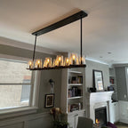 49 Inch Hurricane Candle Linear Chandelier - Pauillac