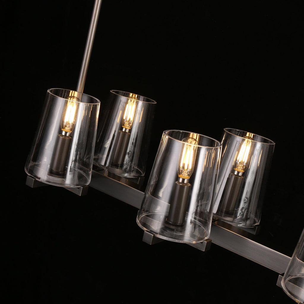 49 Inch Hurricane Candle Linear Chandelier - Pauillac