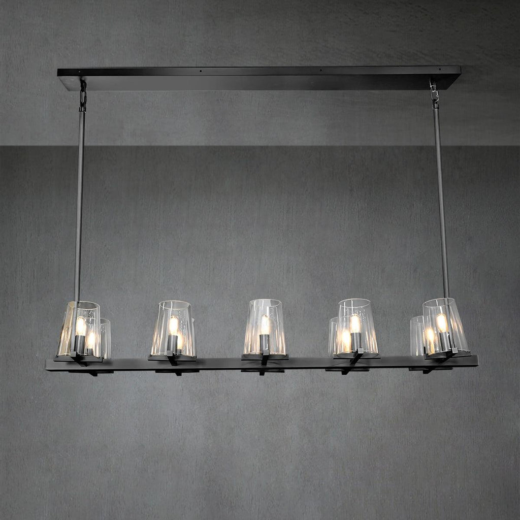 49 Inch Hurricane Candle Linear Chandelier - Pauillac