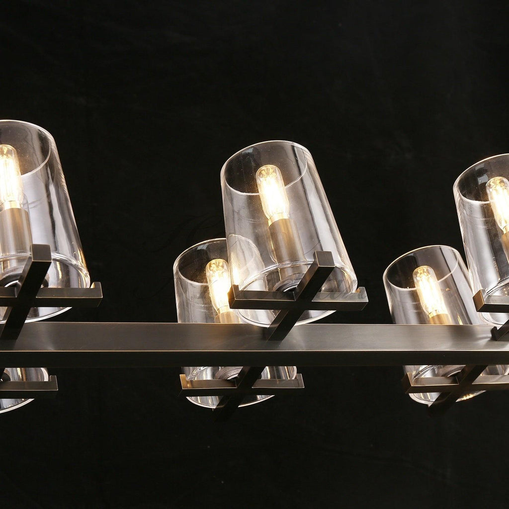 49 Inch Hurricane Candle Linear Chandelier - Pauillac