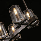 49 Inch Hurricane Candle Linear Chandelier - Pauillac