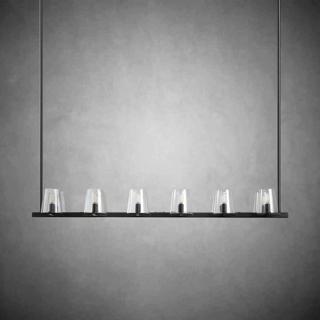 60 Inch Hurricane Candle Linear Chandelier - Pauillac