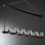 60 Inch Hurricane Candle Linear Chandelier - Pauillac