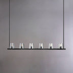 Lustre linéaire Pauillac à 60 pouces avec verres coniques
