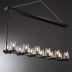 60 Inch Hurricane Candle Linear Chandelier - Pauillac