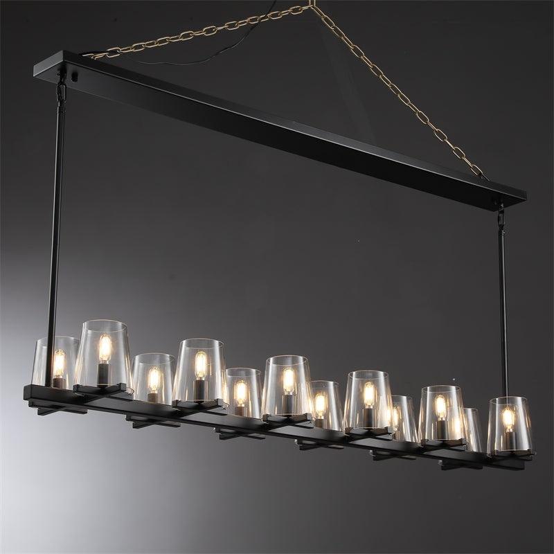 60 Inch Hurricane Candle Linear Chandelier - Pauillac