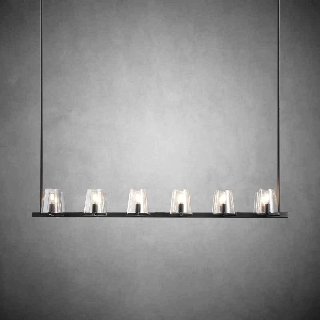 60 Inch Hurricane Candle Linear Chandelier - Pauillac