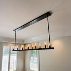 60 Inch Hurricane Candle Linear Chandelier - Pauillac
