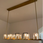 49 Inch Hurricane Candle Linear Chandelier - Pauillac
