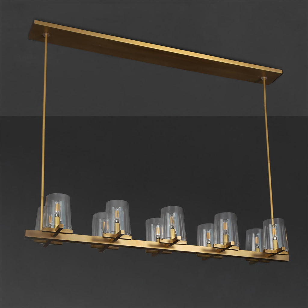 49 Inch Hurricane Candle Linear Chandelier - Pauillac