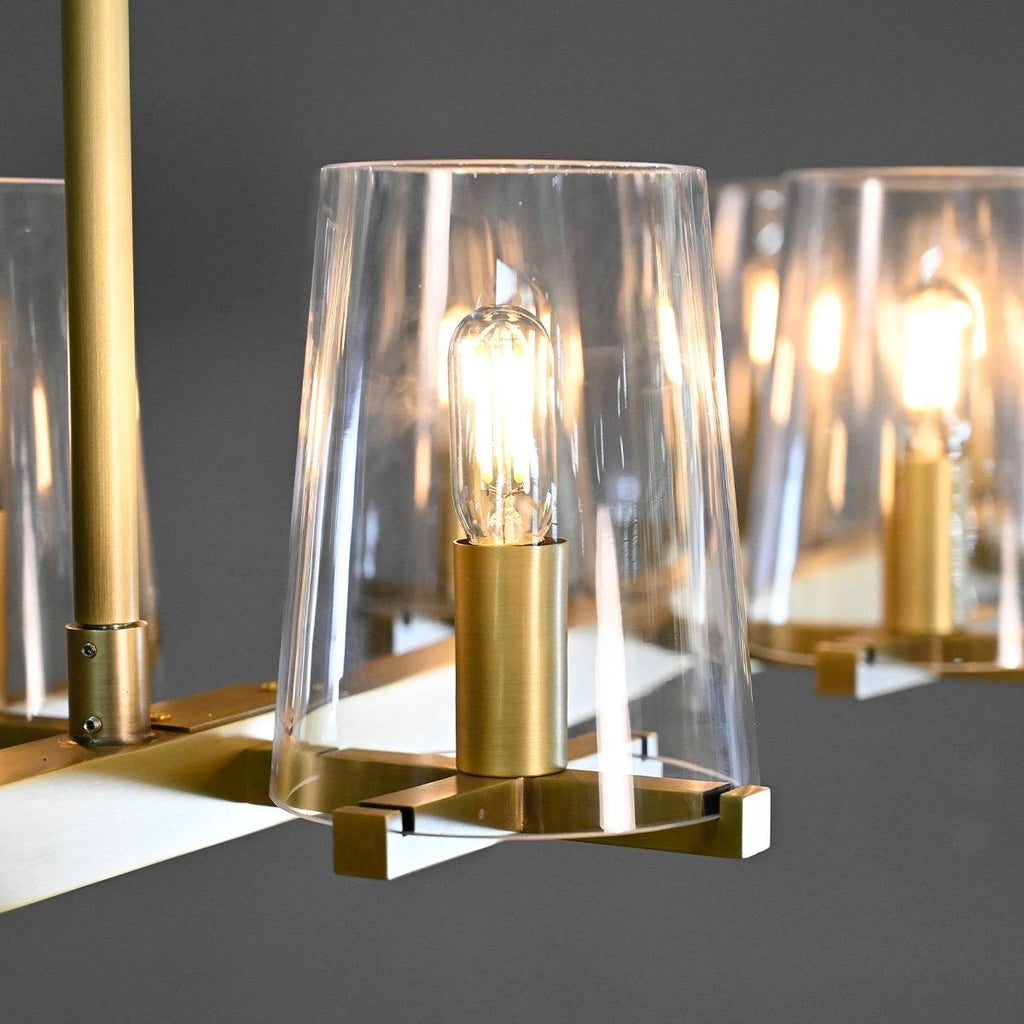 49 Inch Hurricane Candle Linear Chandelier - Pauillac