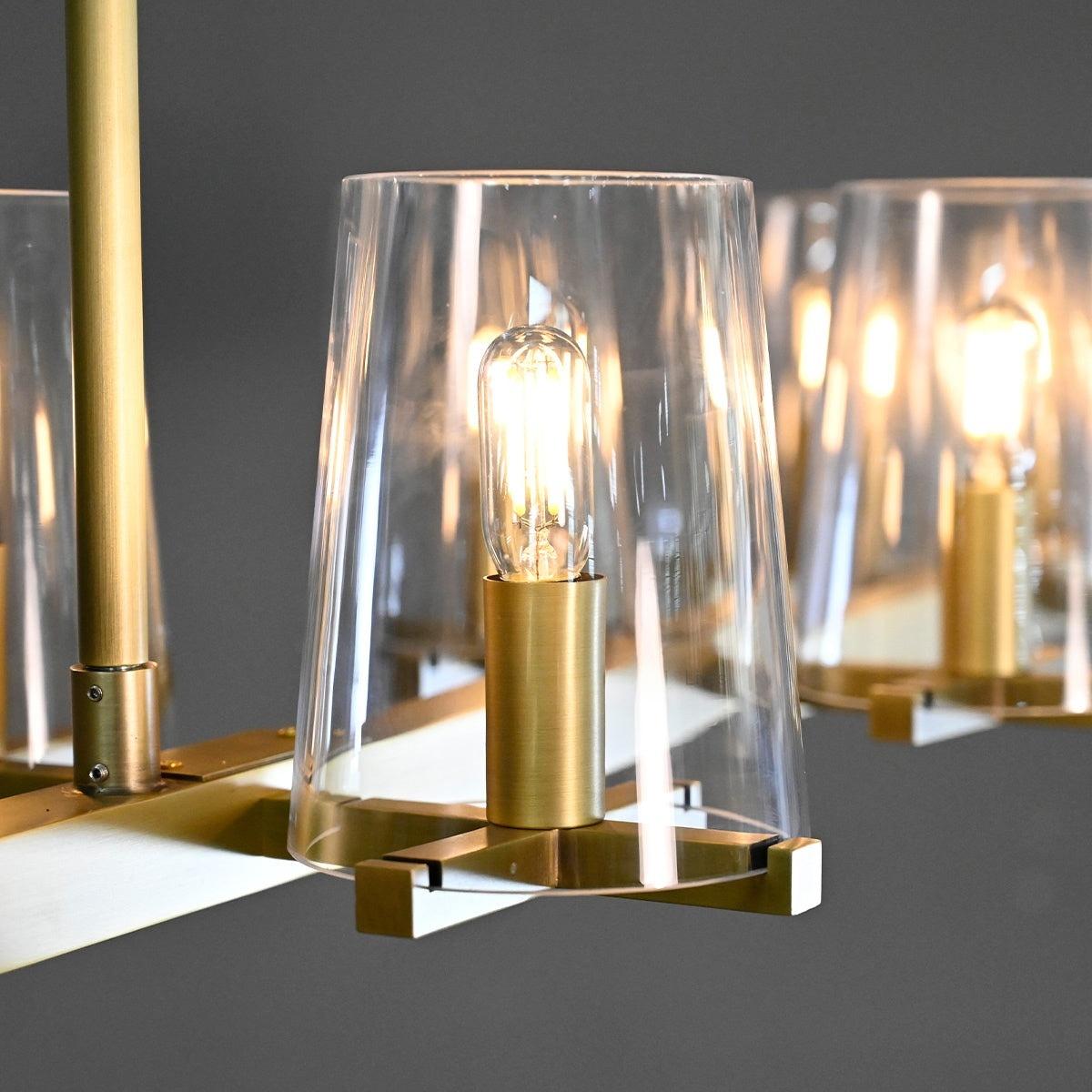49 Inch Hurricane Candle Linear Chandelier - Pauillac