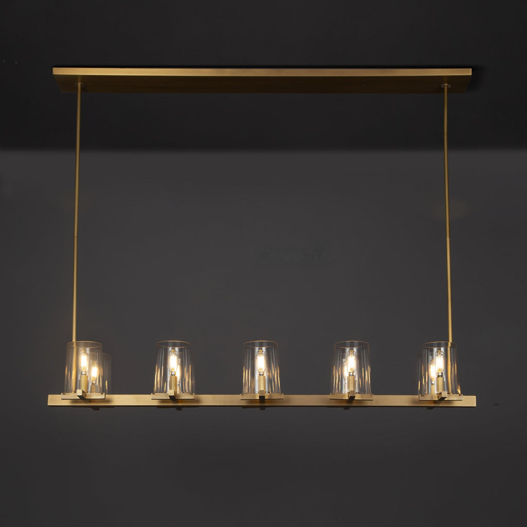 49 Inch Hurricane Candle Linear Chandelier - Pauillac