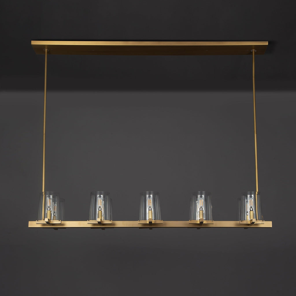 49 Inch Hurricane Candle Linear Chandelier - Pauillac
