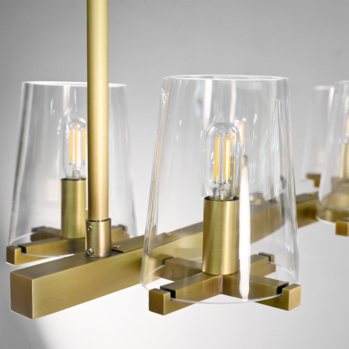 60 Inch Hurricane Candle Linear Chandelier - Pauillac