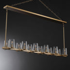 60 Inch Hurricane Candle Linear Chandelier - Pauillac