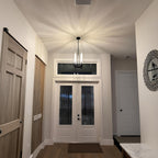 12 Inch Fluted Glass Candlestick Pendant Light - Cannele