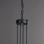 36 Inch Fluted-Glass Candlestick Round Chandelier - Cannele
