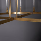 72 Inch Fluted-Glass Candlestick Round Chandelier - Cannele