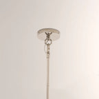 12 Inch Fluted Glass Candle Pendant Light - Cannele