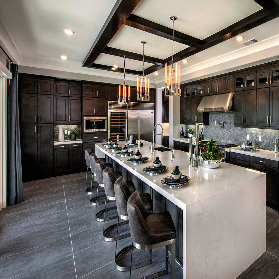 12 Inch Fluted Glass Candle Pendant Light - Cannele