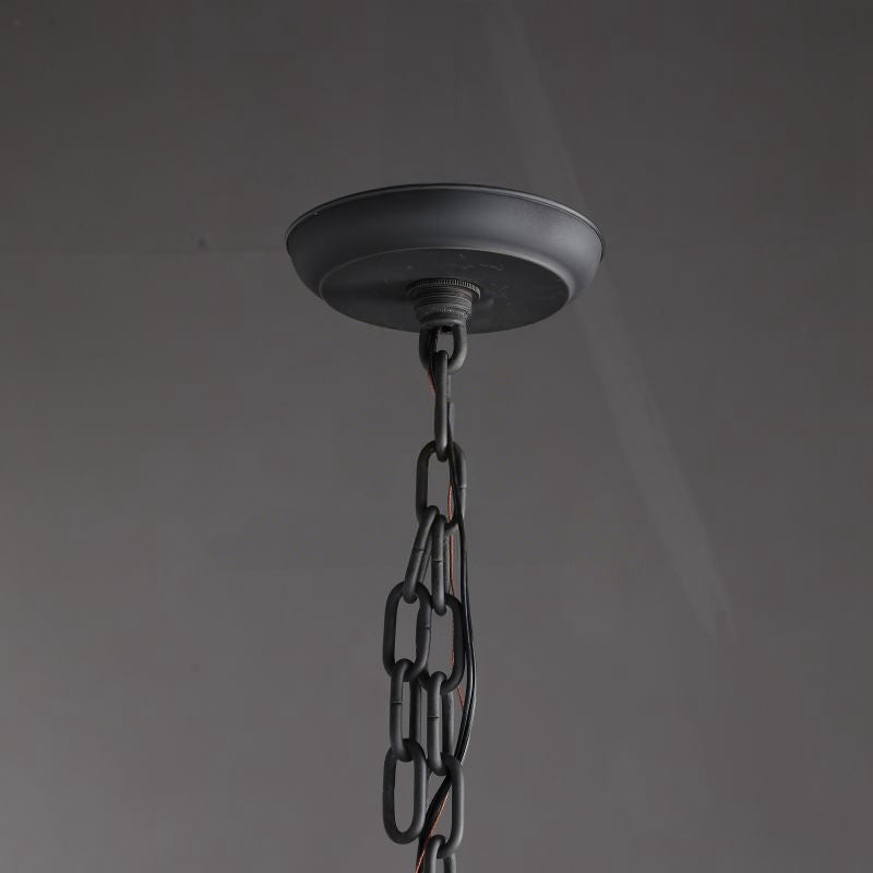 36 Inch Forged Candlestick Chandelier - Thaddeus