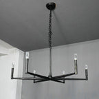 48 Inch Forged Candlestick Chandelier - Thaddeus